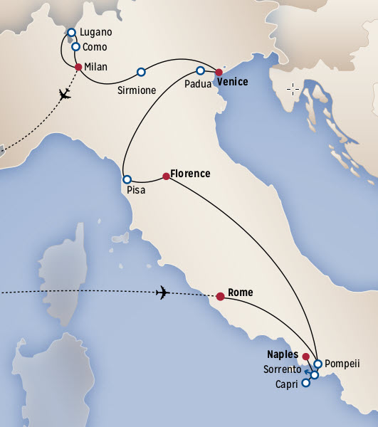 15 Day Italy North Classic Sunday Departure 2024 Perillo Tours